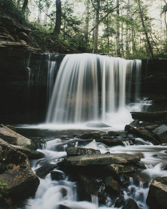 Waterfall in forest