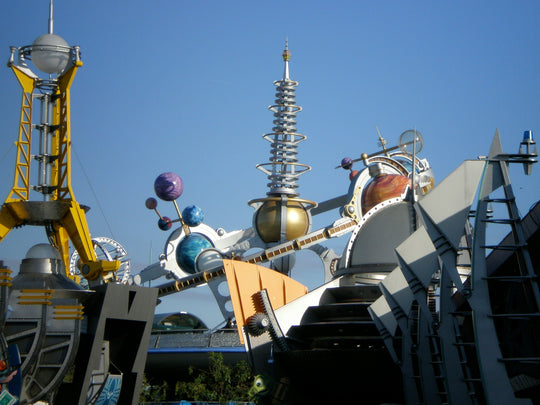 Funky sculptures at a sculpture garden.