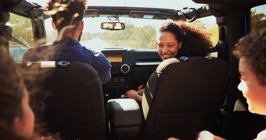 Family on a Road Trip to Cincinnati, Ohio