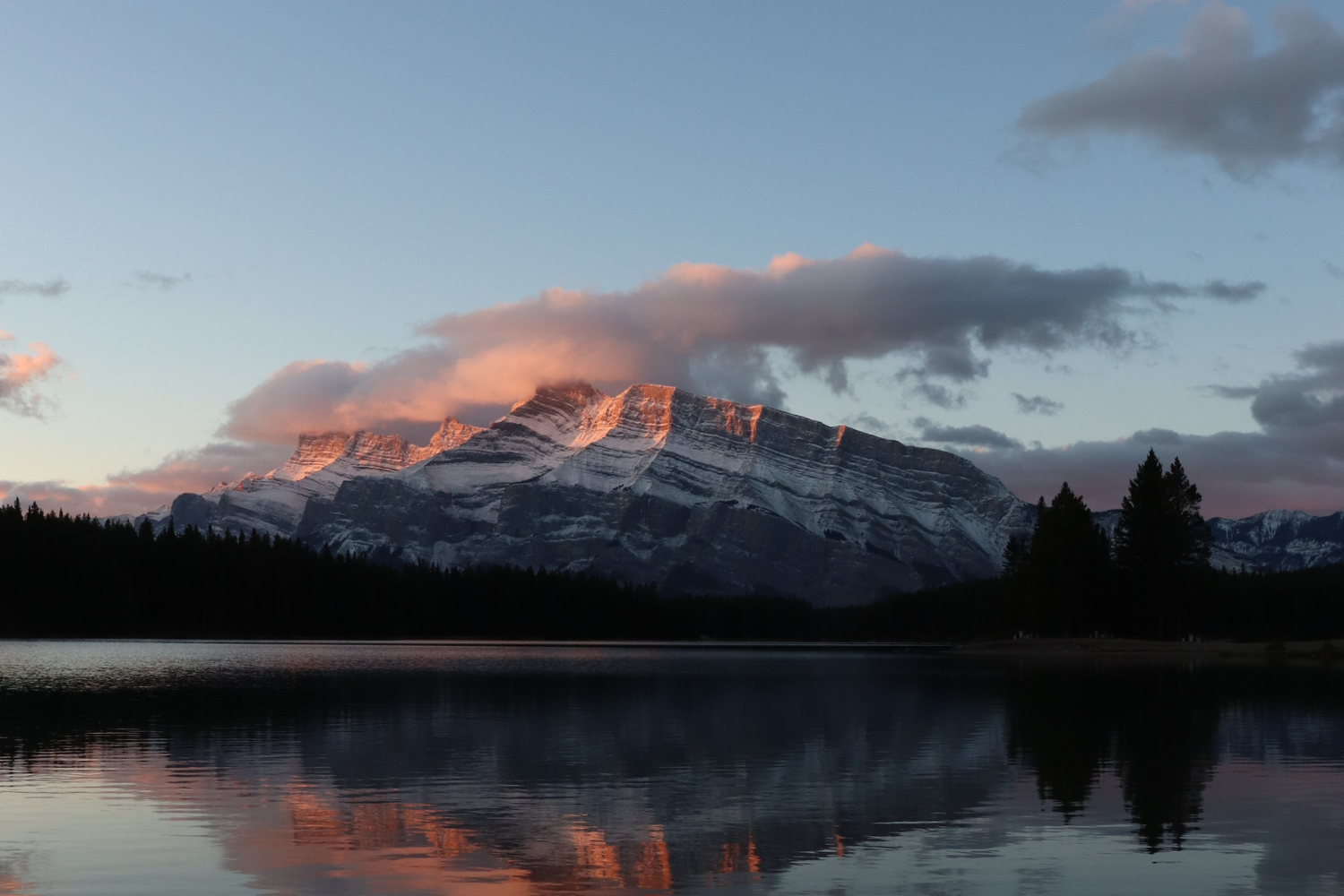 Two Jack Lake in Banff Alberta