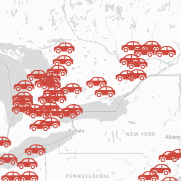 Road Trip Map