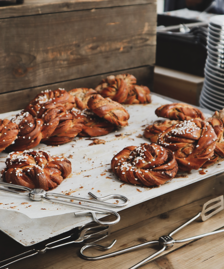 Pretzel buns.