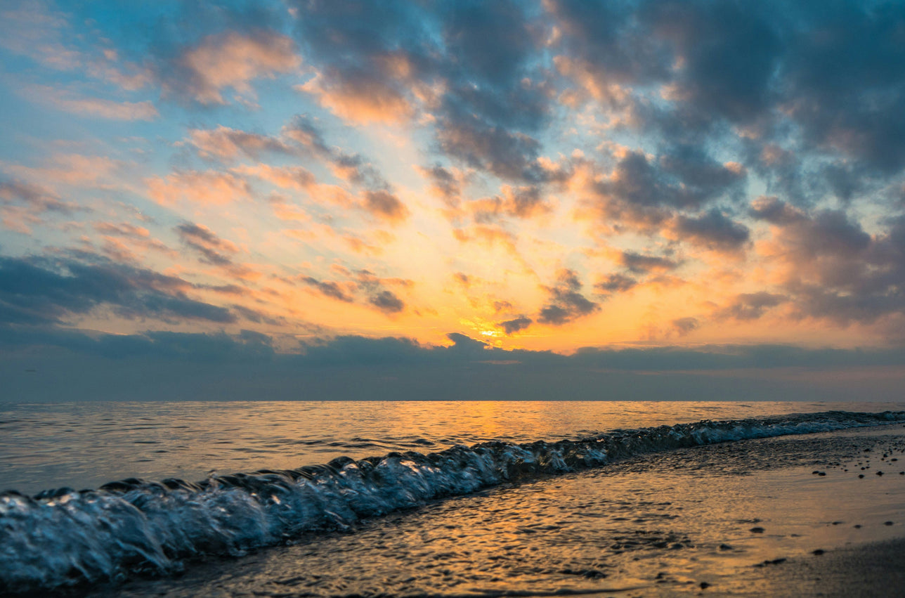 Beach at sunset