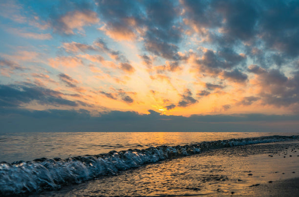 Beach at sunset