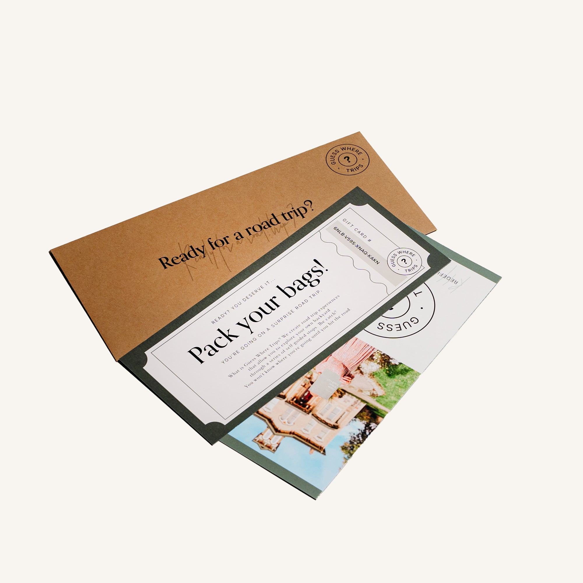 Guess Where Trips: Surprise Road Trip Gift Card