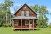 Cute wooden house.