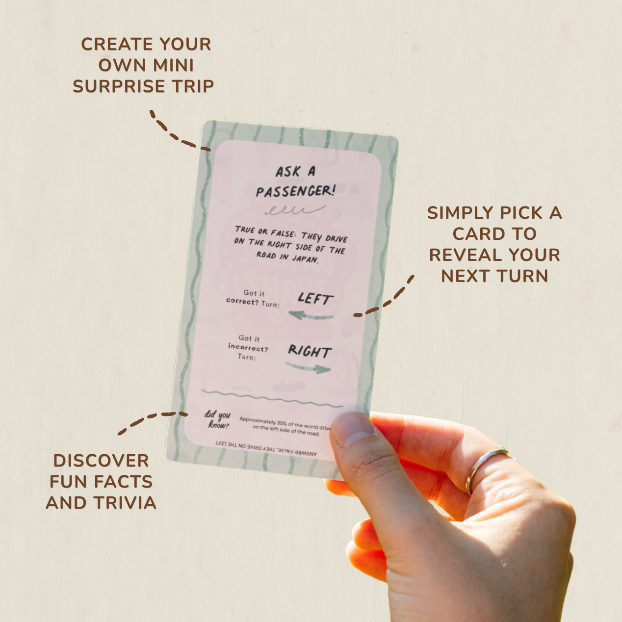 Which Way? A Surprise Road Trip Card Game
